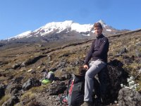 Valentin above Blyth hut